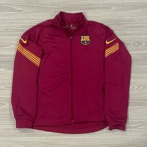 Nike 2020/21 Barcelona Training Football Soccer Jacket Long Sleeve Youth Size XL